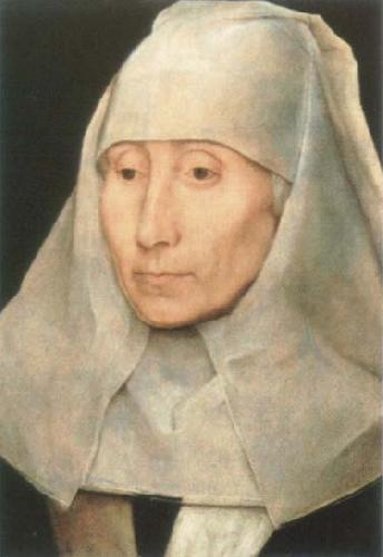 Hans Memling Portrait of an old Woman oil painting image